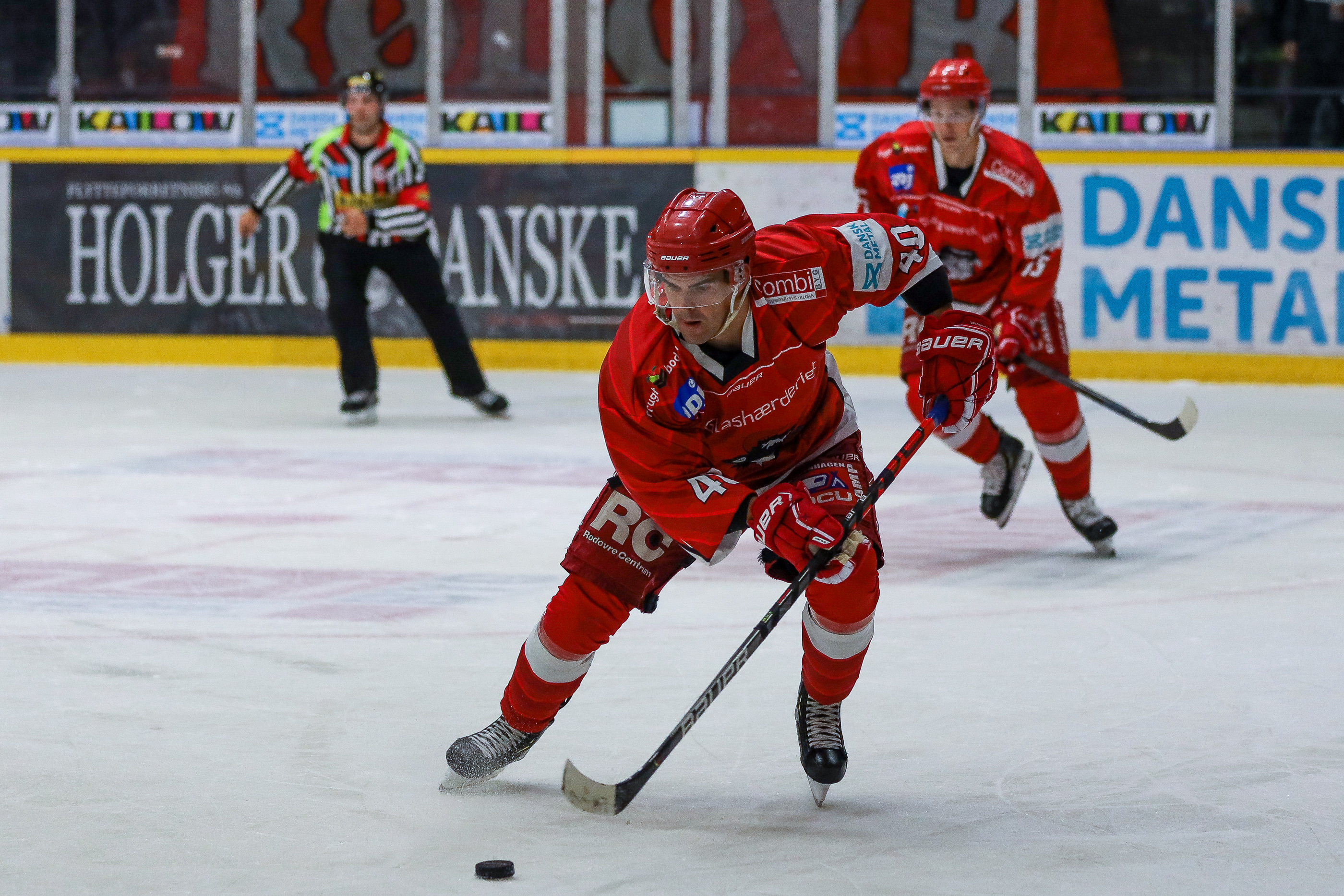 Julius Nyqvist var tilbage i søndagskampen mod Odense // Foto: Steen M.