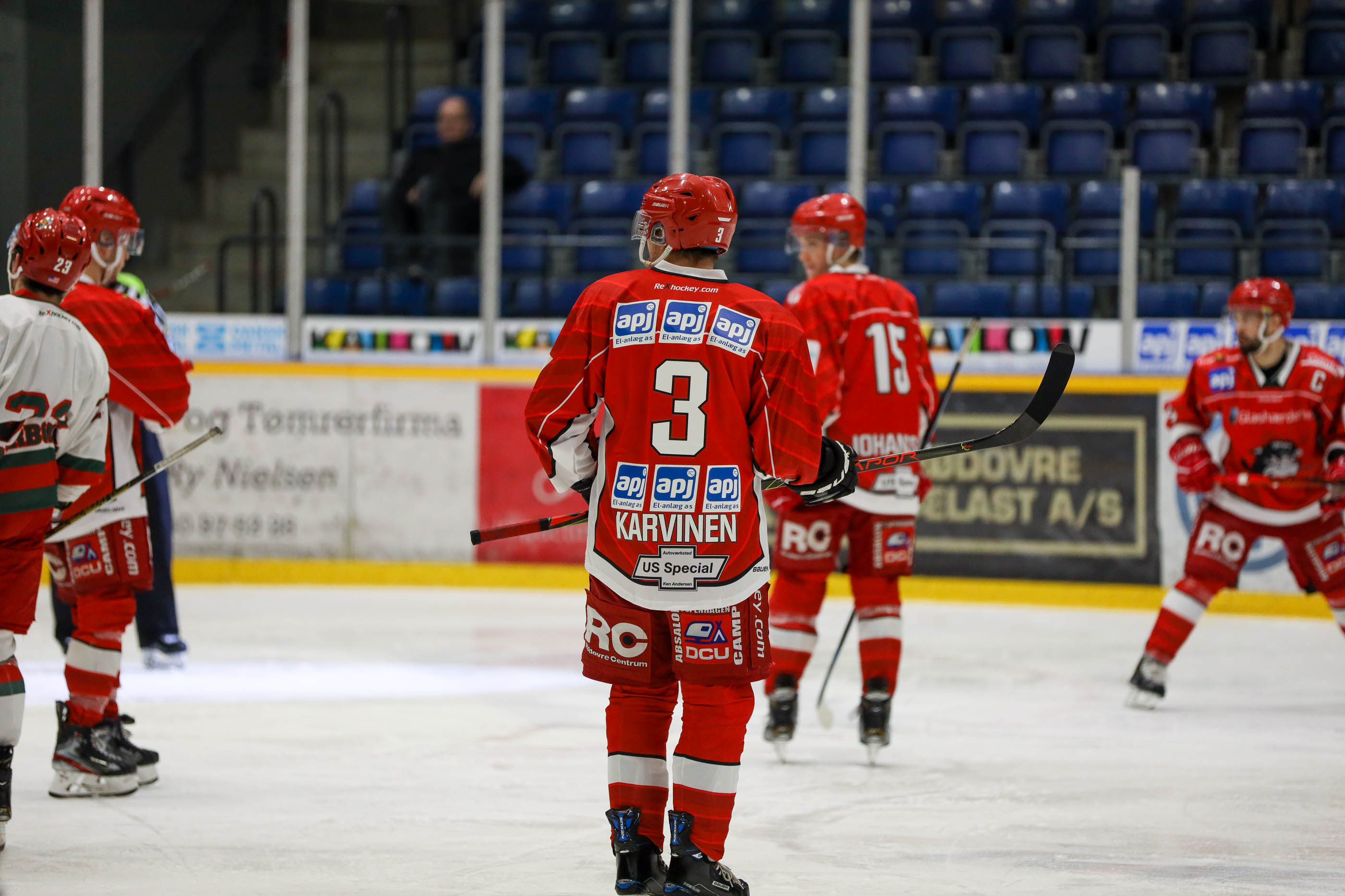 Jannik Karvinen som altid med nummer 3 på ryggen // Foto: Steen M.
